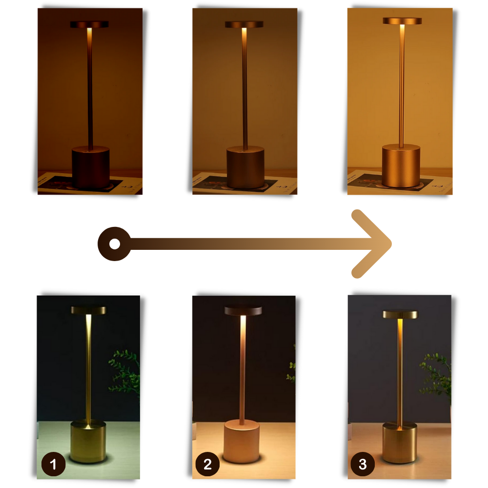 Lampada da tavolo ricaricabile senza fili - Ozerty