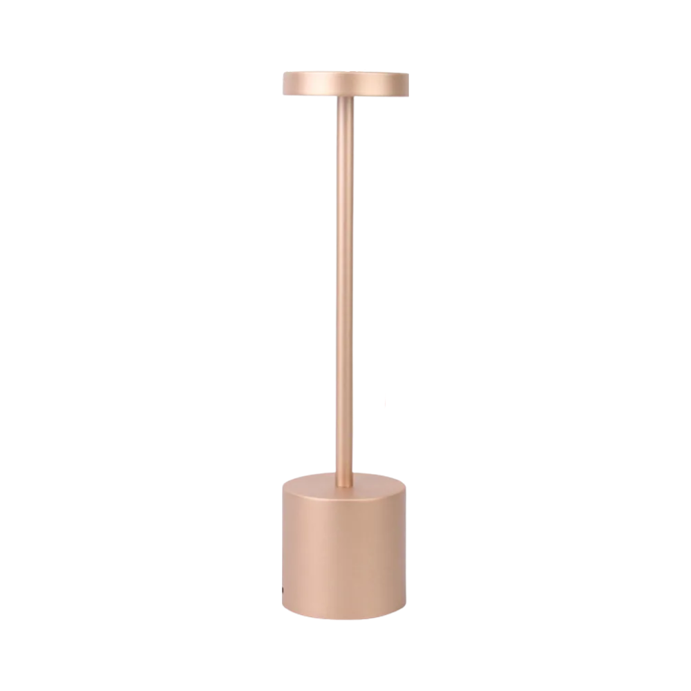 Lampada da tavolo ricaricabile senza fili -Oro Rosa - Ozerty