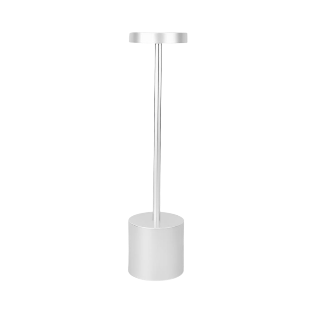 Lampada da tavolo ricaricabile senza fili -Argento - Ozerty