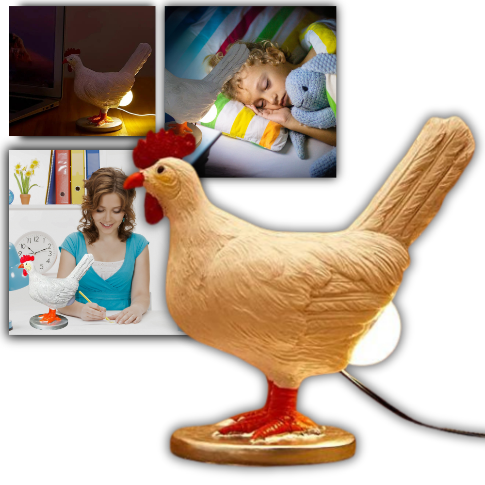 Lampada accogliente a forma di uovo di gallina - Ozerty
