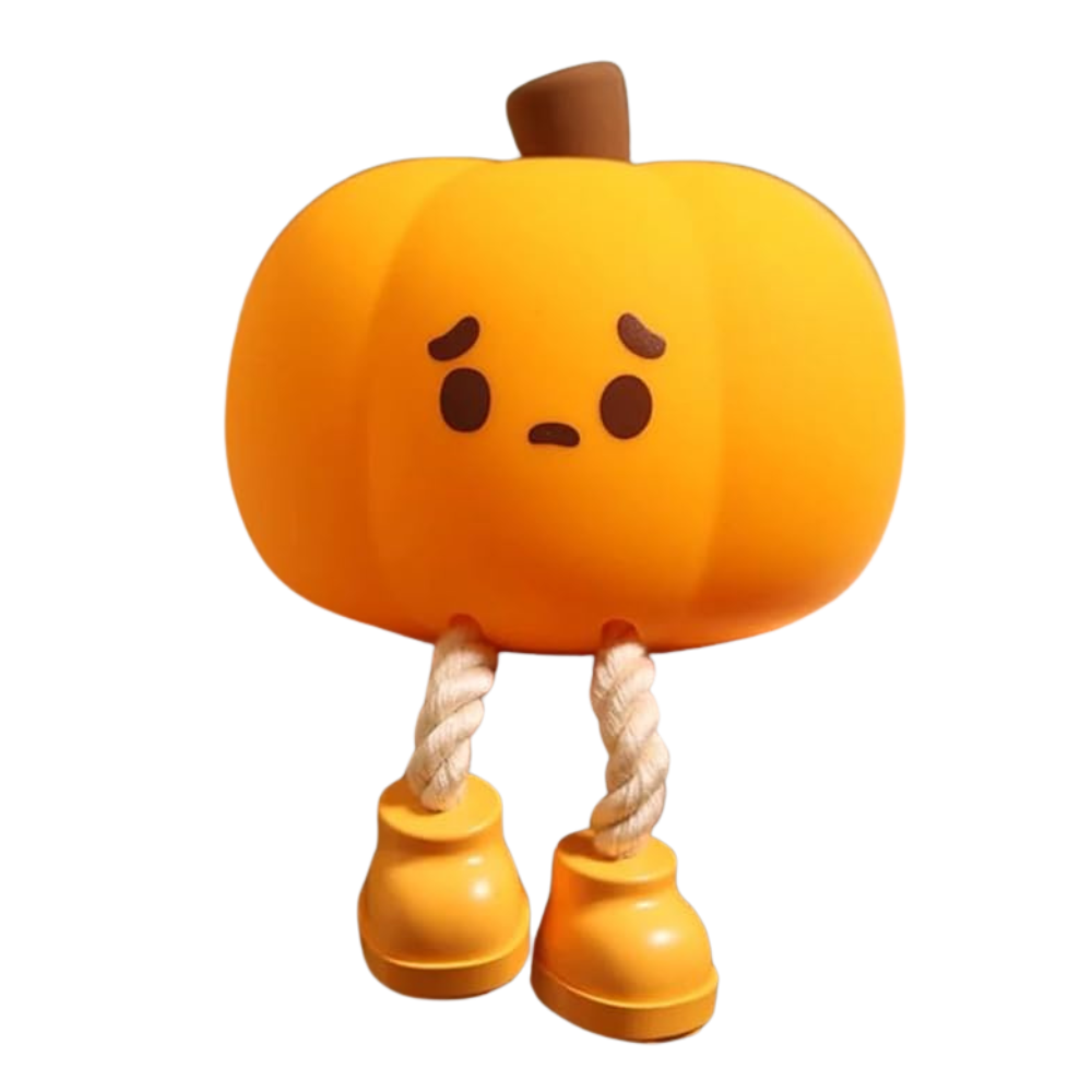 Deliziosa Lampada Notturna a Forma di Zucca Triste - Ozerty