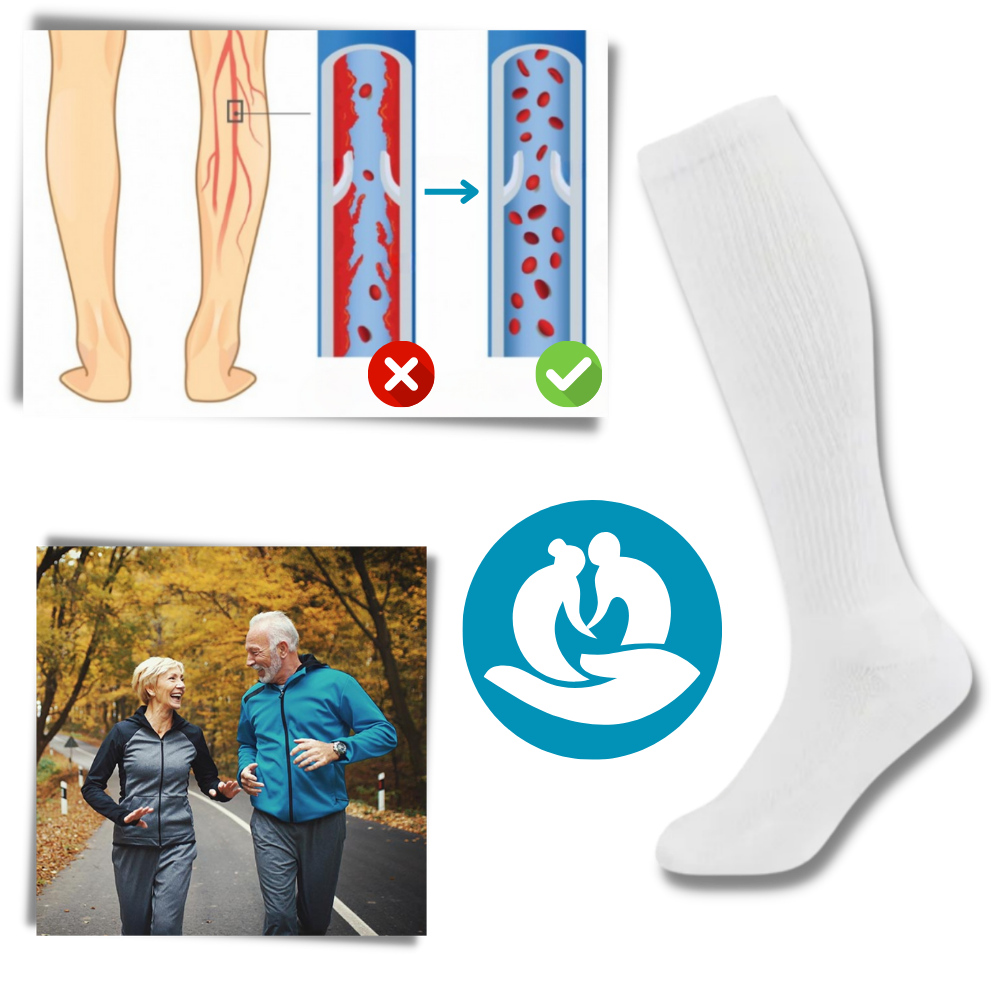 Calze a compressione per diabetici - Ozerty