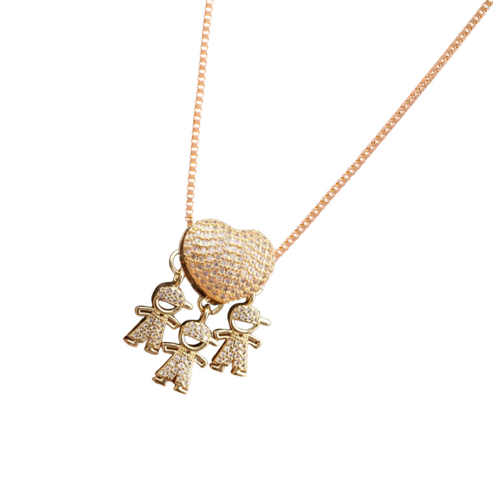 Elegante collana con charm per la mamma