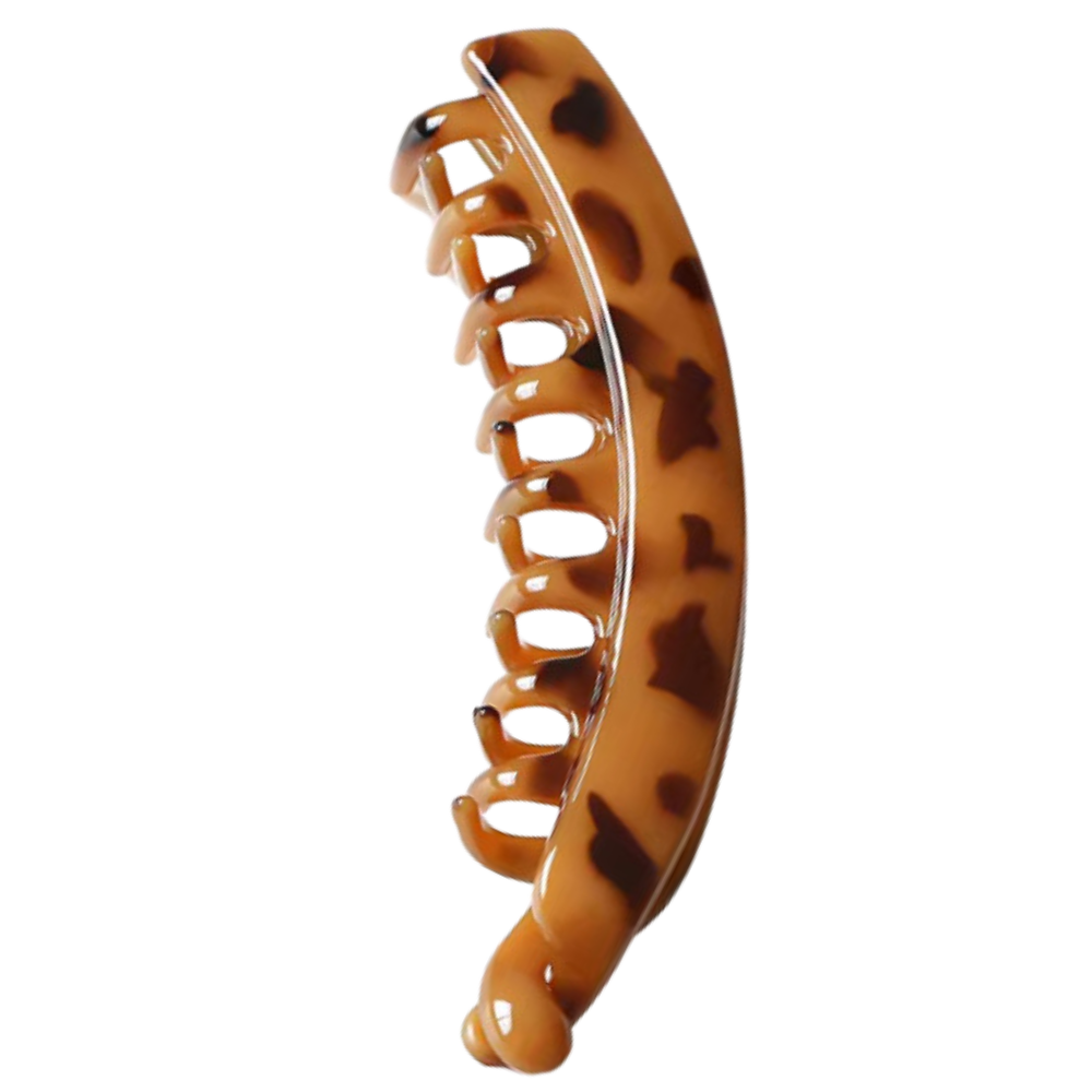 Elegante Fermaglio per Coda di Cavallo -Guscio di tartaruga Caffè - Ozerty