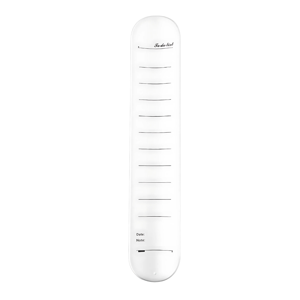 Braccialetto promemoria cancellabile in silicone -Bianco - Ozerty
