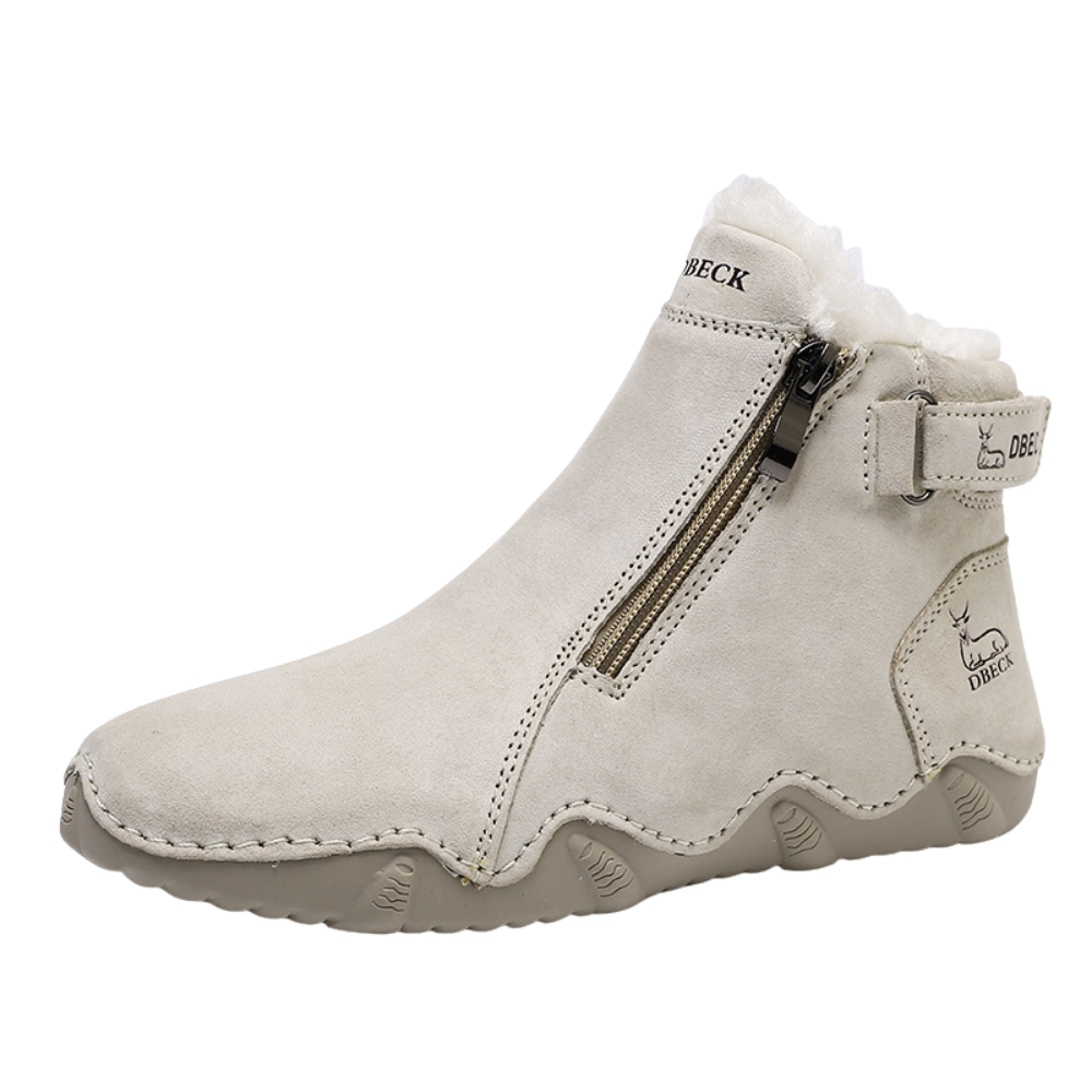 Stivali Invernali Ergonomici  -Fodera in pile Khaki - Ozerty