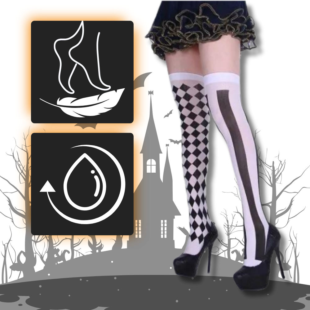 Calze Compressori con Design Festivi per Halloween - Ozerty