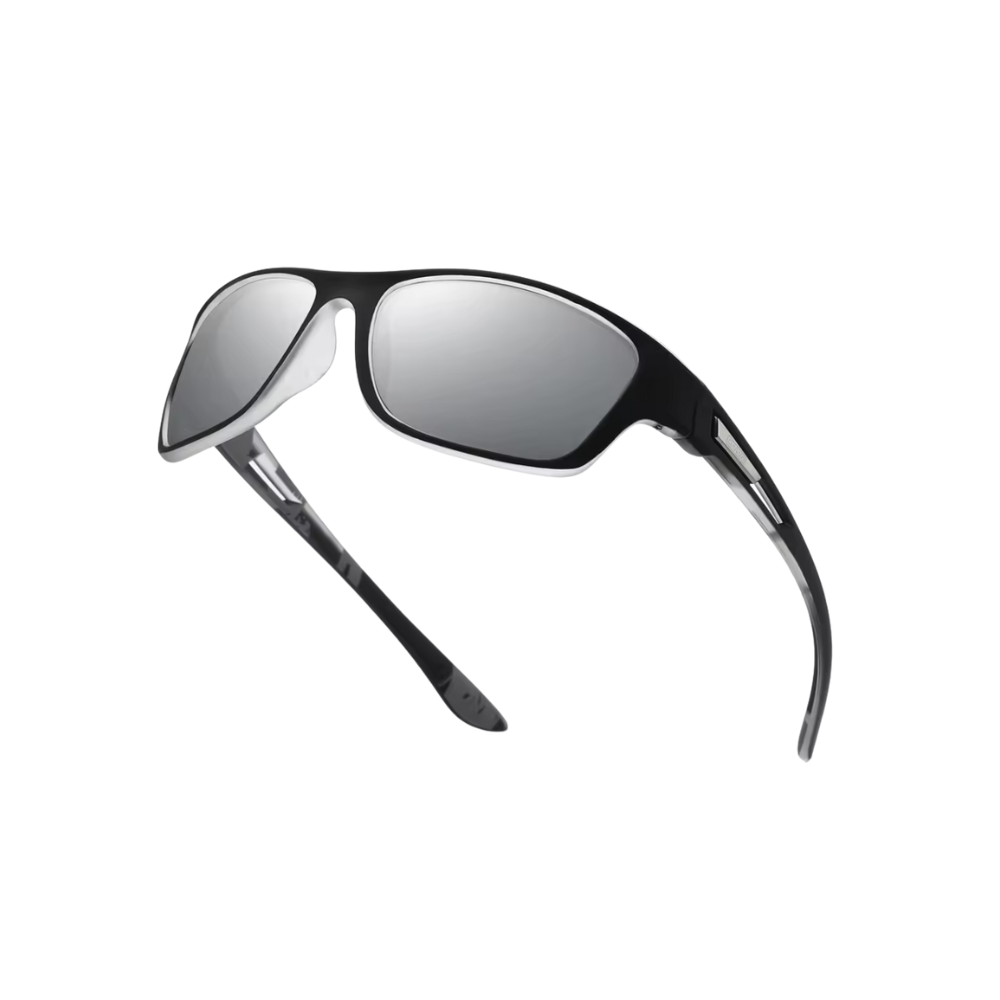Occhiali da sole Glare Guard Pro -Nero e argento - Ozerty