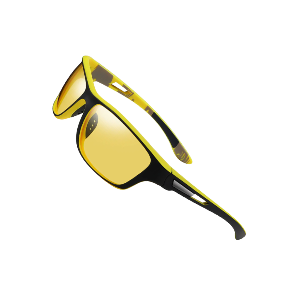 Occhiali da sole Glare Guard Pro -Nero e giallo - Ozerty