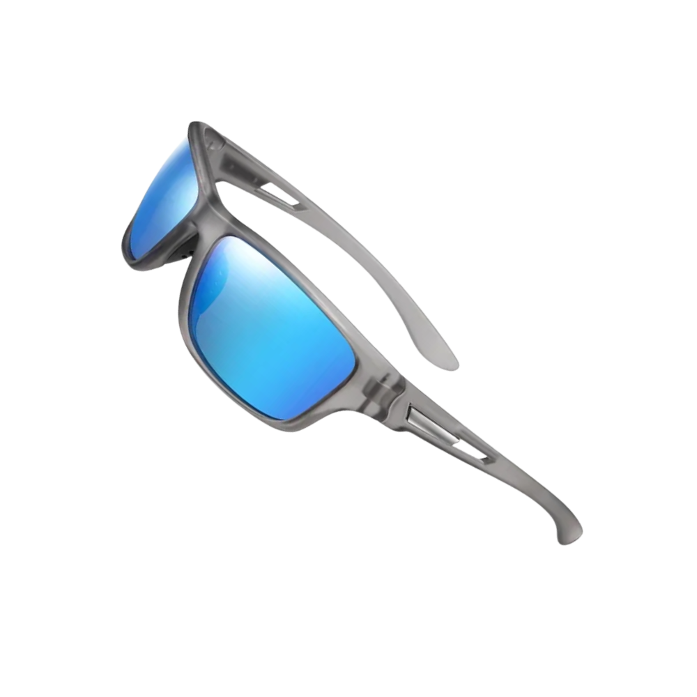 Occhiali da sole Glare Guard Pro -Grigio trasparente e blu - Ozerty