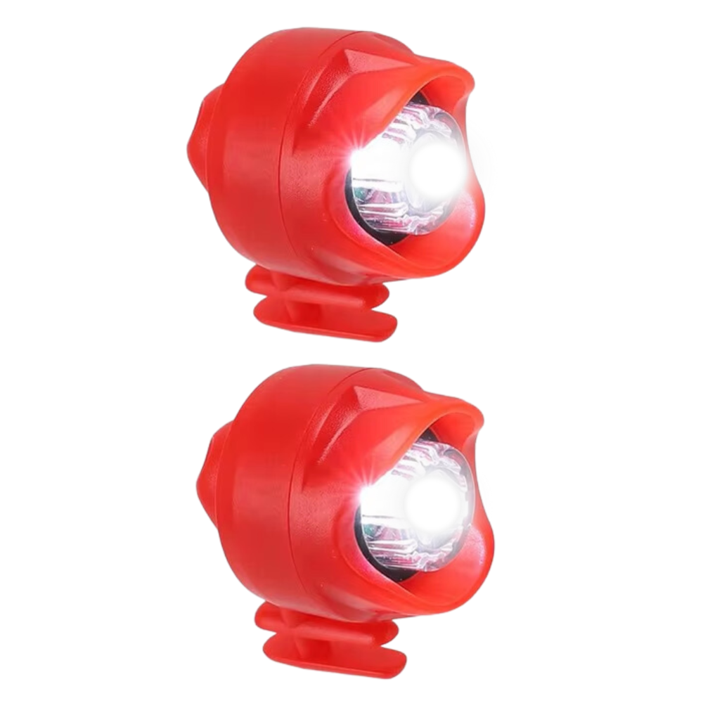 Lampada Impermeabile per Crocs -Rosso - Ozerty