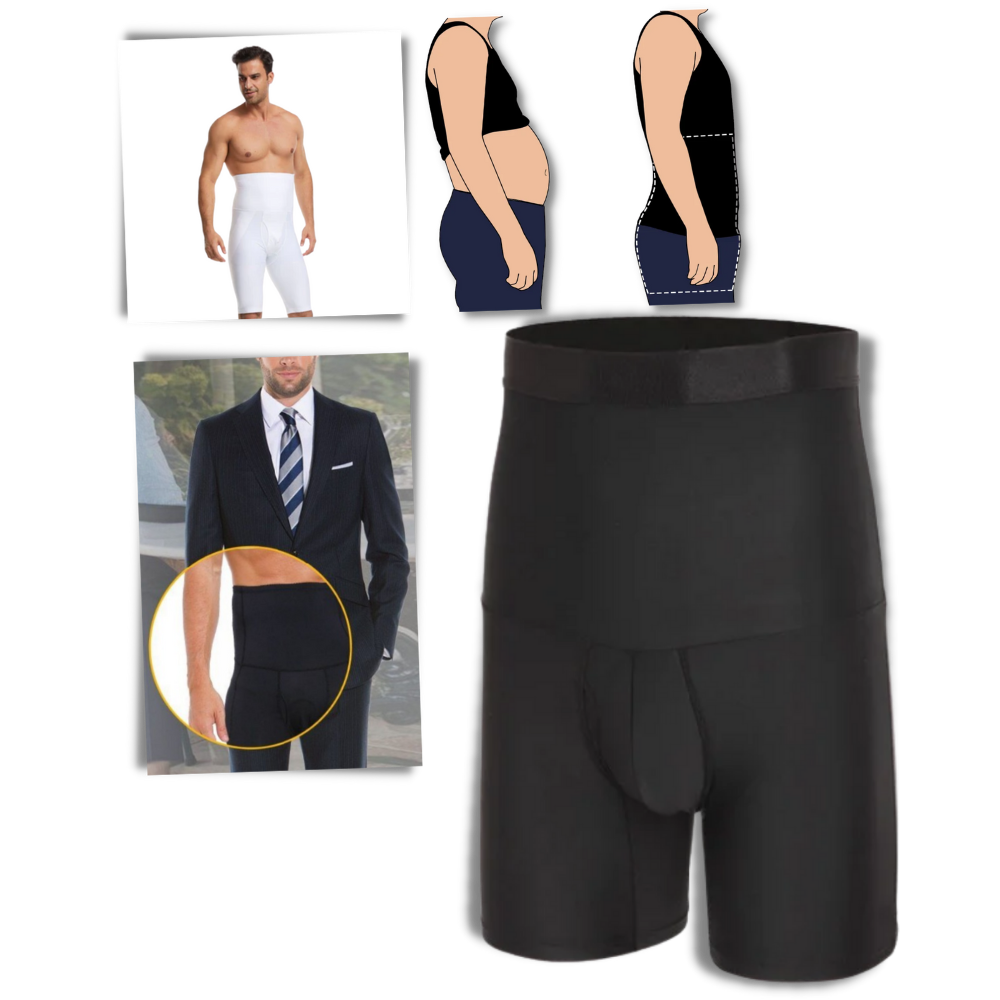 Pantaloncino snellente a vita alta senza cuciture - Ozerty