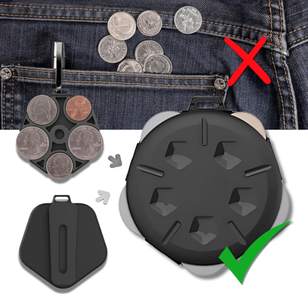 Portamonete per Auto di Grande Capacità - Ozerty
