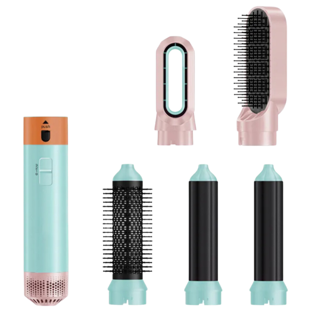 Piastra per Capelli Multifunzionale -Azzurro - Ozerty