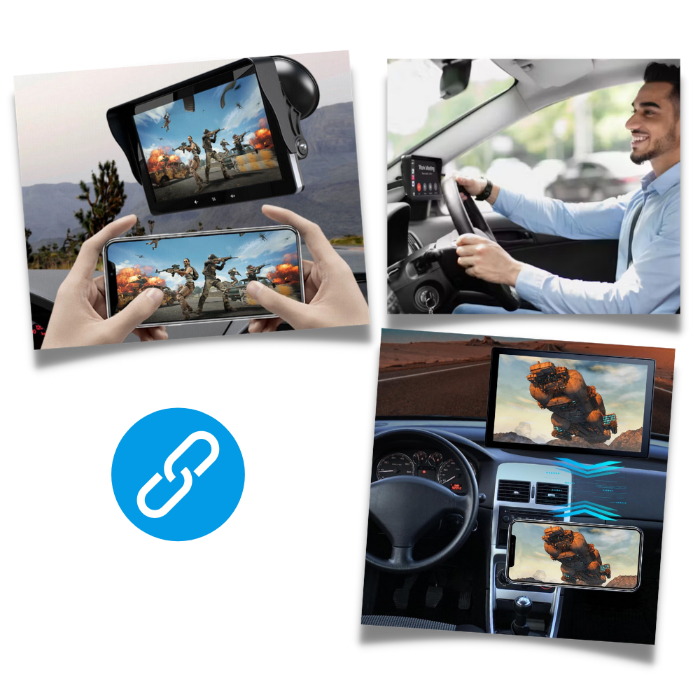 Riproduzione multimediale senza fili per auto - Ozerty