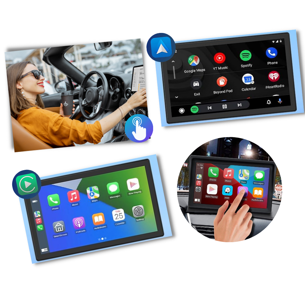 Riproduzione multimediale senza fili per auto - Ozerty