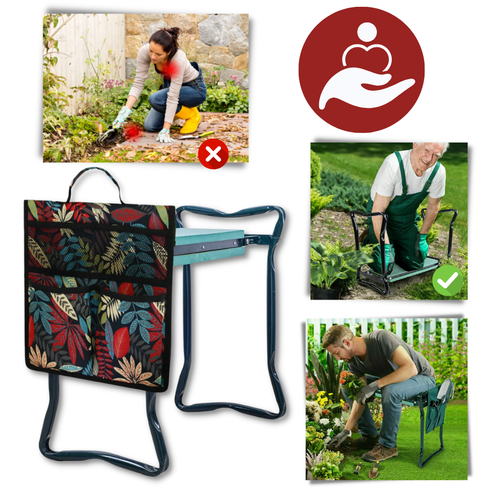 Inginocchiatoio multiuso per il giardinaggio - Ozerty