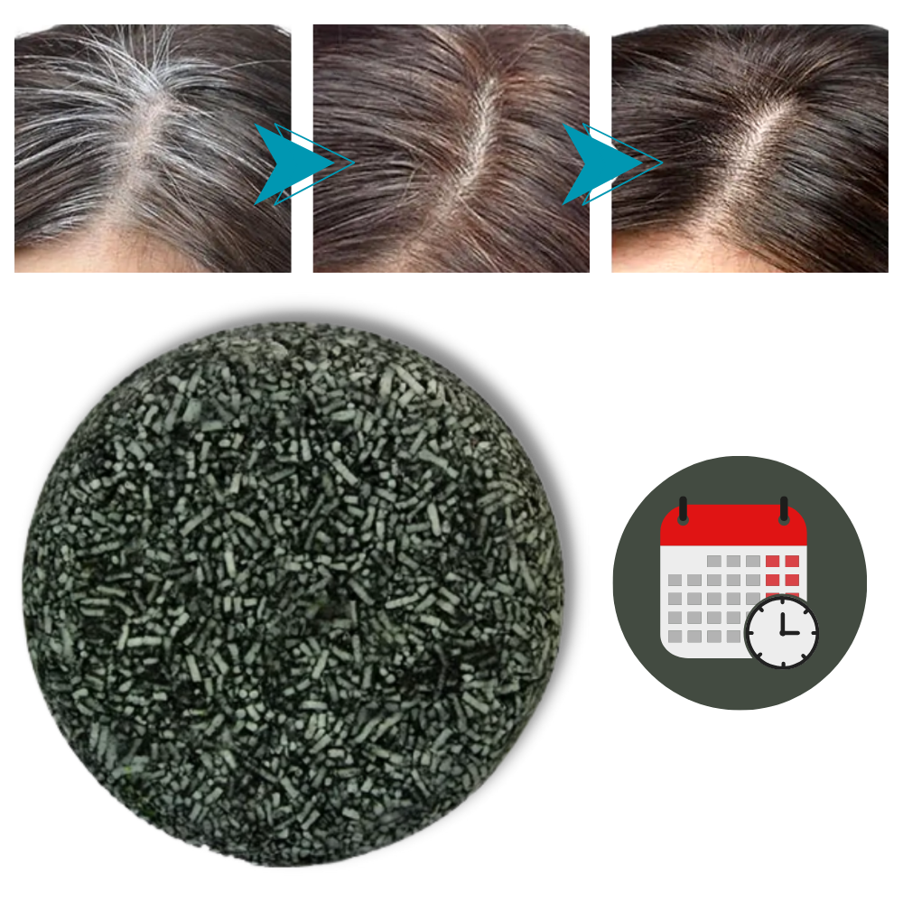 Shampoo solido naturale per scurire i capelli - Ozerty