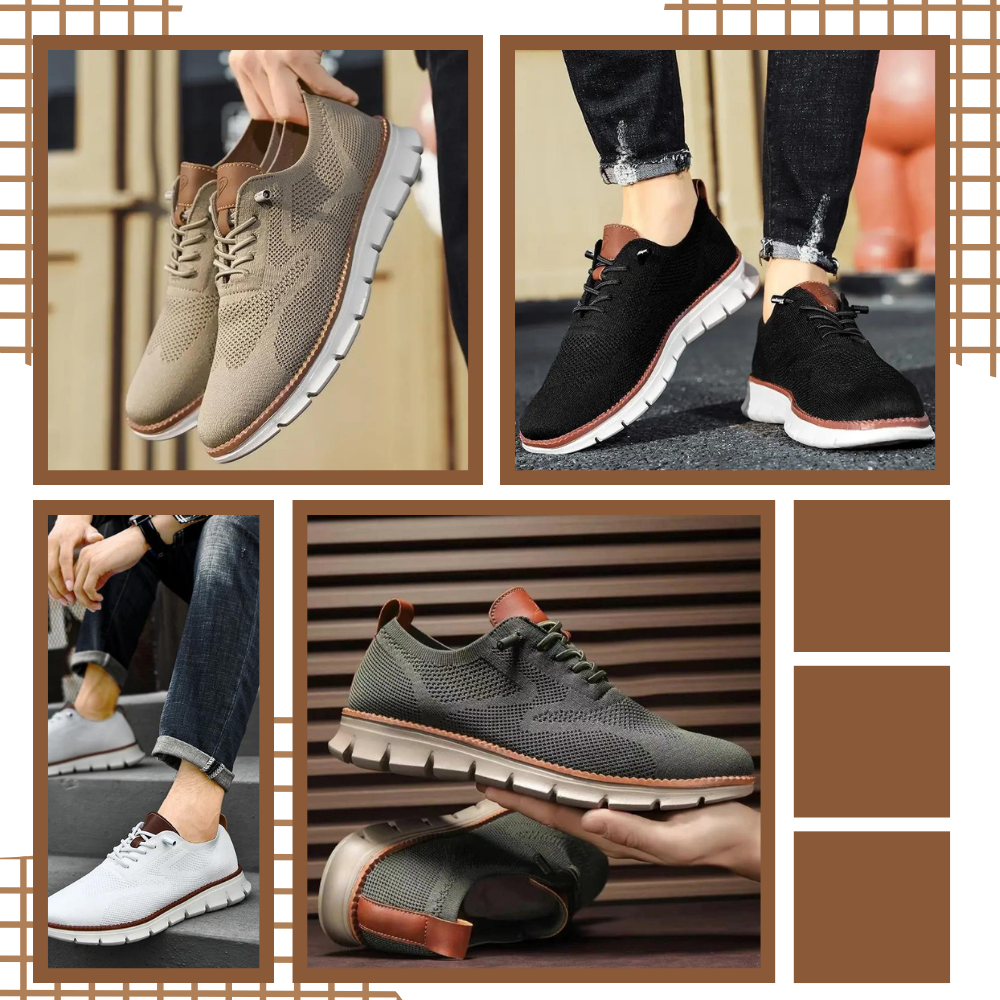 Scarpe Ortopediche Traspiranti con Supporto per l'Arco Plantare - Ozerty