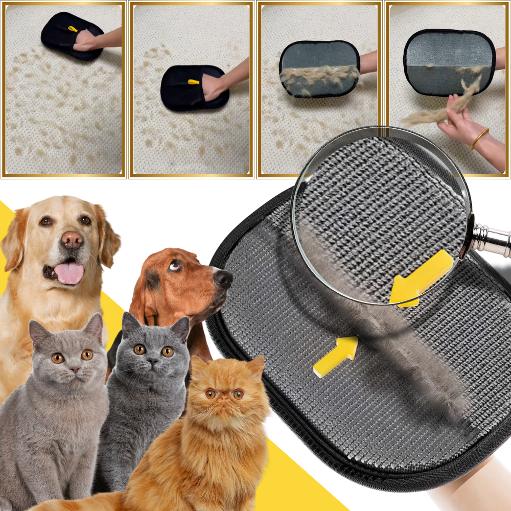 Guanto per rimuovere i peli di animali domestici - Ozerty