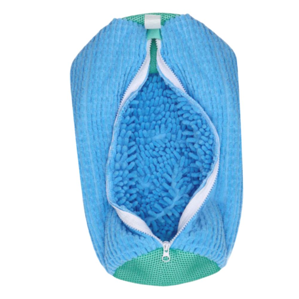 Borsa per il Lavaggio delle Scarpe in Poliestere -Blu - Ozerty