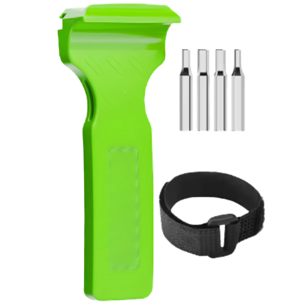 Strumento portatile per copertoni di biciclette -Verde - Ozerty