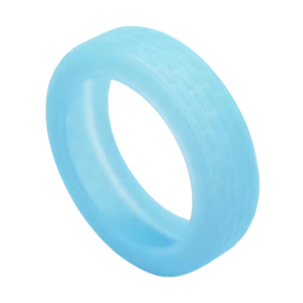 Protezioni in Silicone per Rotelle di Valigia -Blu incandescente - Ozerty