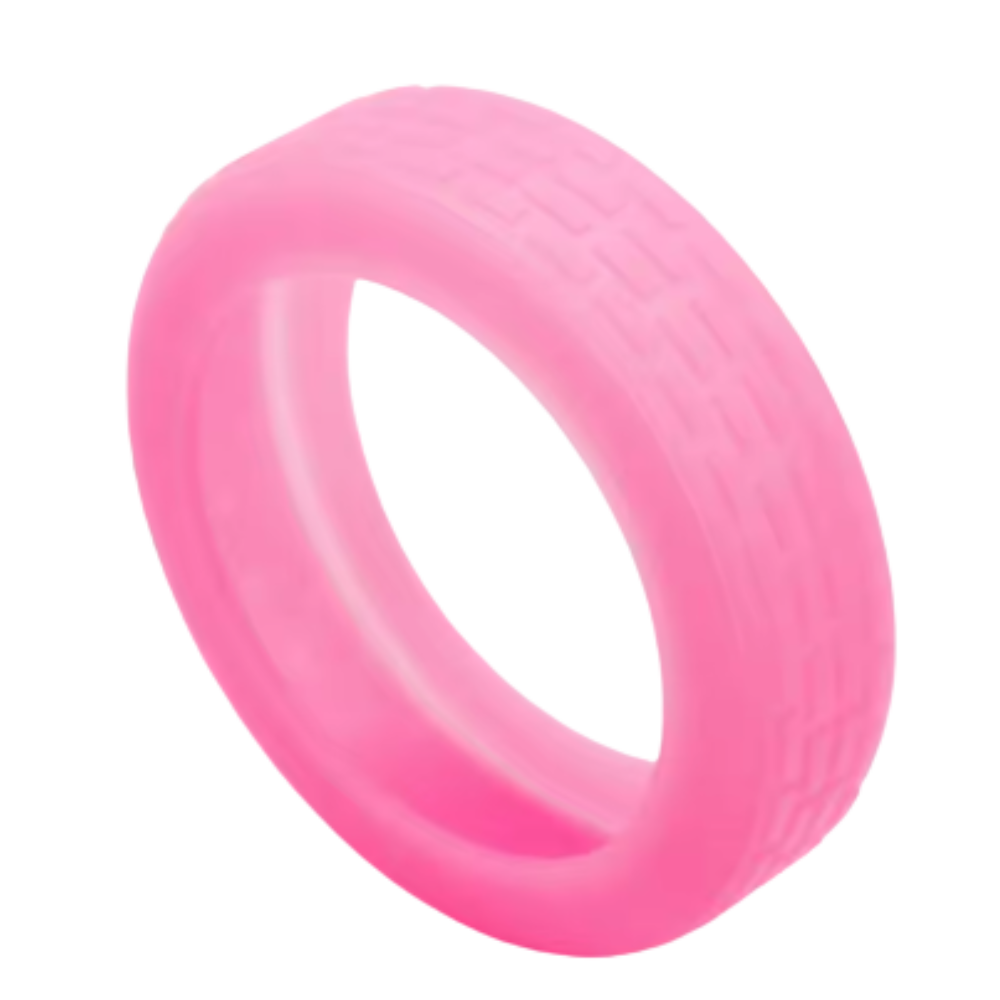 Protezioni in Silicone per Rotelle di Valigia -Rosa brillante - Ozerty