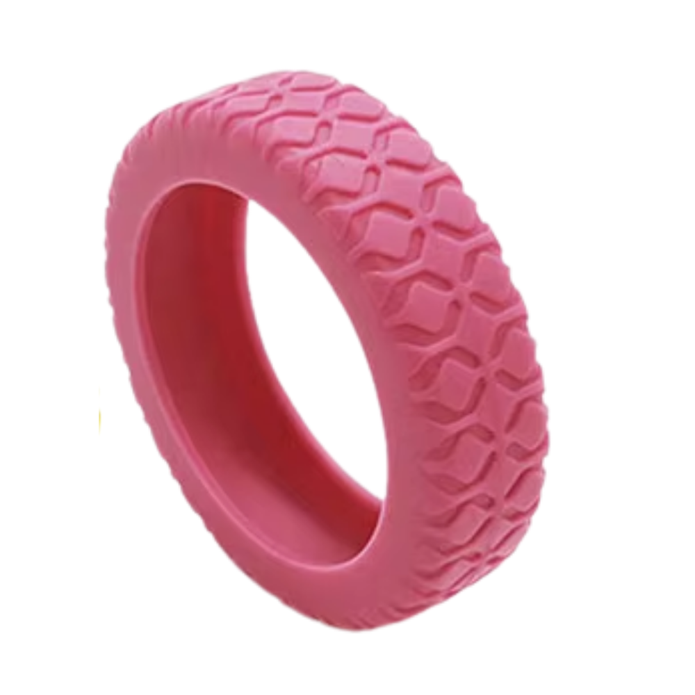 Protezioni in Silicone per Rotelle di Valigia -Rosa - Ozerty