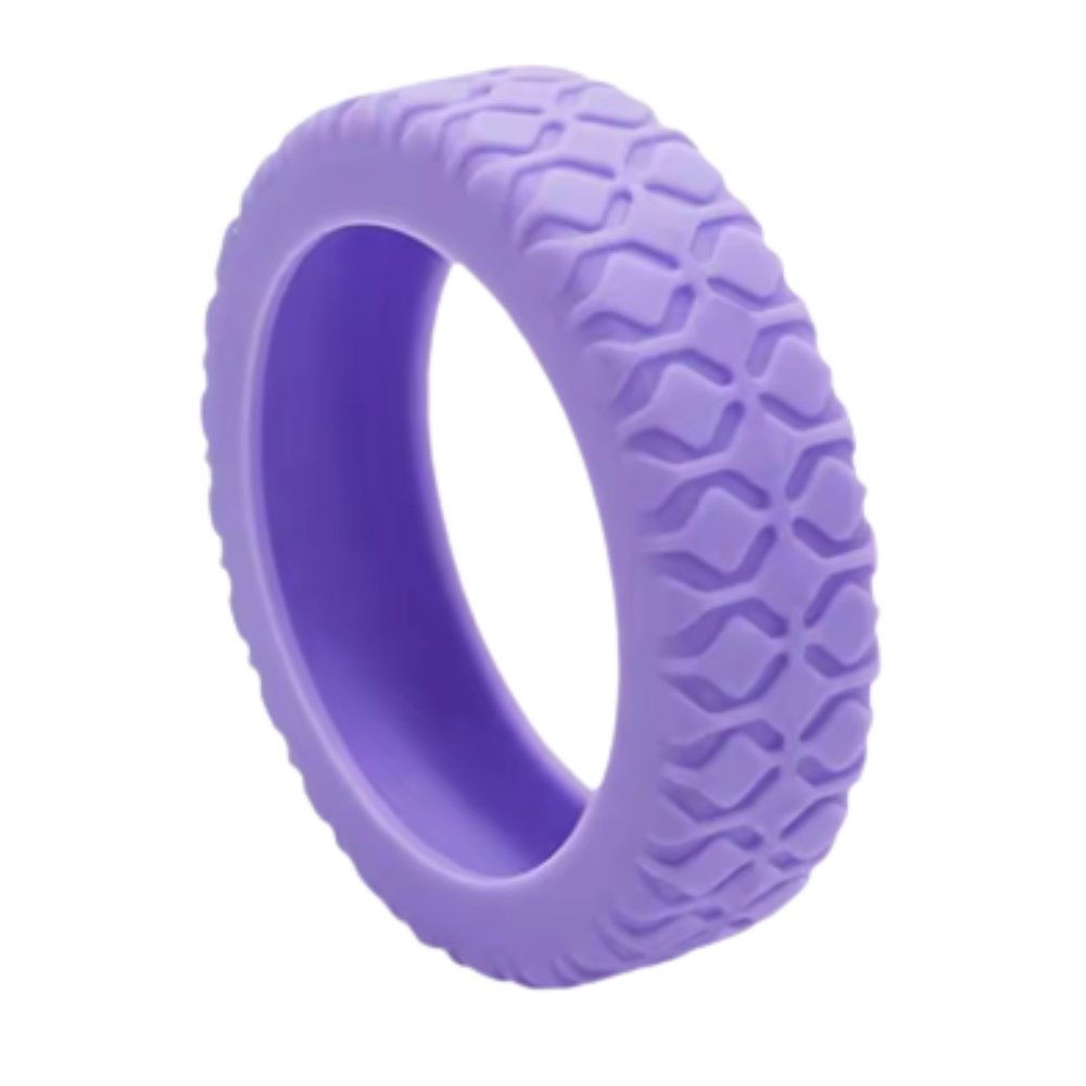 Protezioni in Silicone per Rotelle di Valigia -Viola - Ozerty