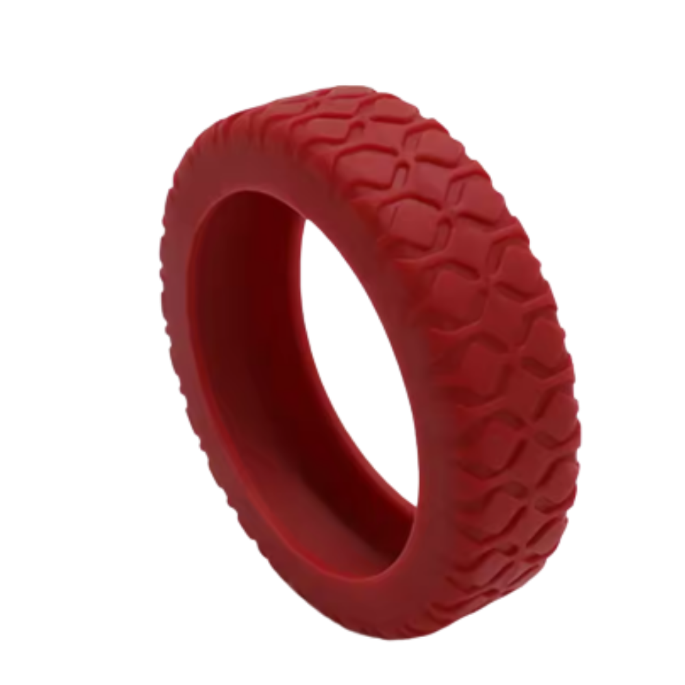 Protezioni in Silicone per Rotelle di Valigia -Rosso - Ozerty