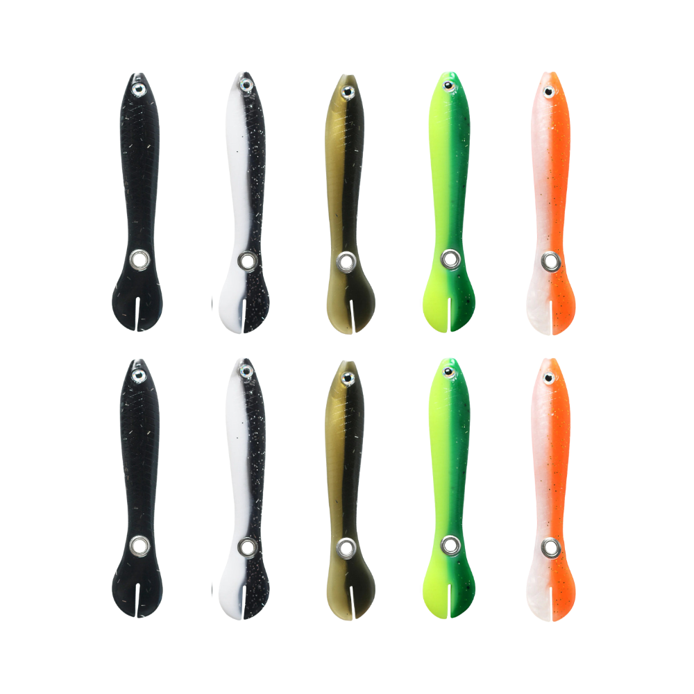 Esche da pesca realistiche -Set di 10 pezzi - Ozerty