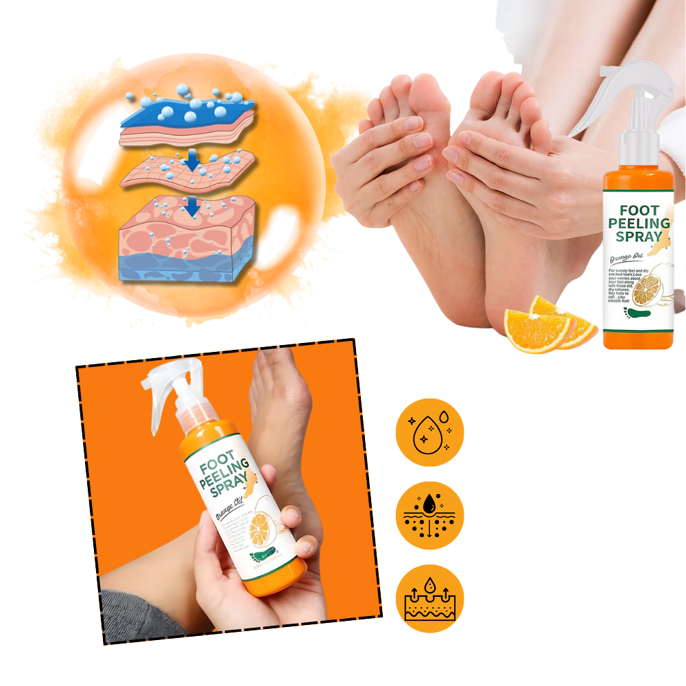 Spray Esfoliante per i Piedi - Ozerty