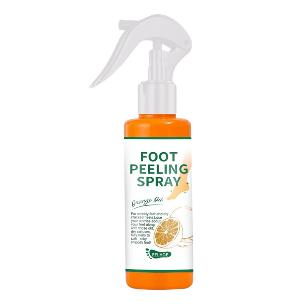 Spray Esfoliante per i Piedi -Arancia - Ozerty