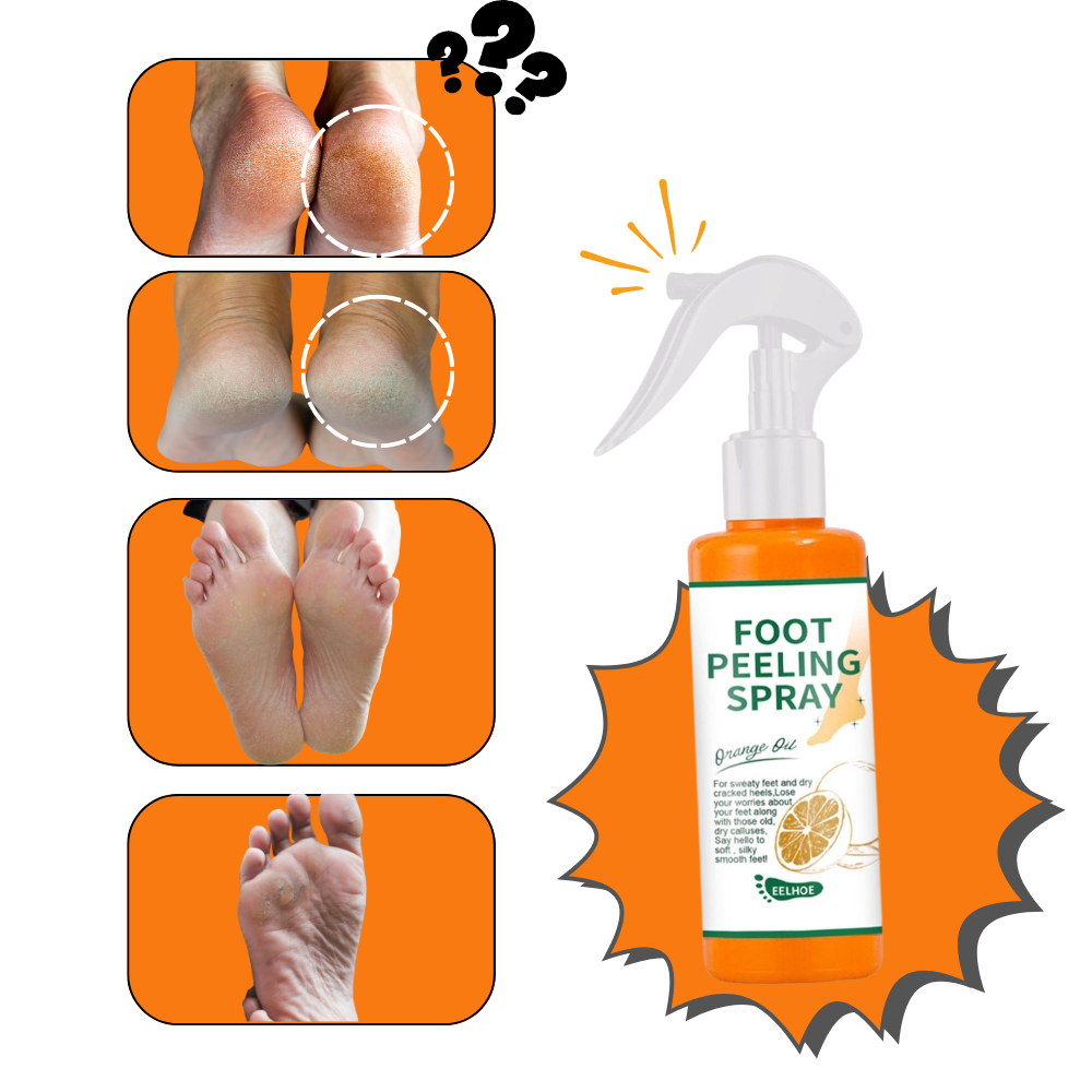 Spray Esfoliante per i Piedi - Ozerty