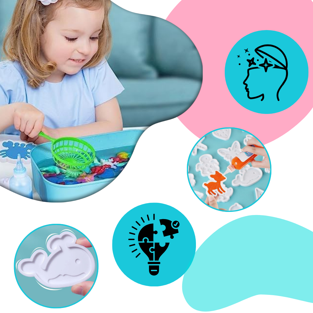 Kit di acqua magica educativa sicura dell'elfo - Ozerty