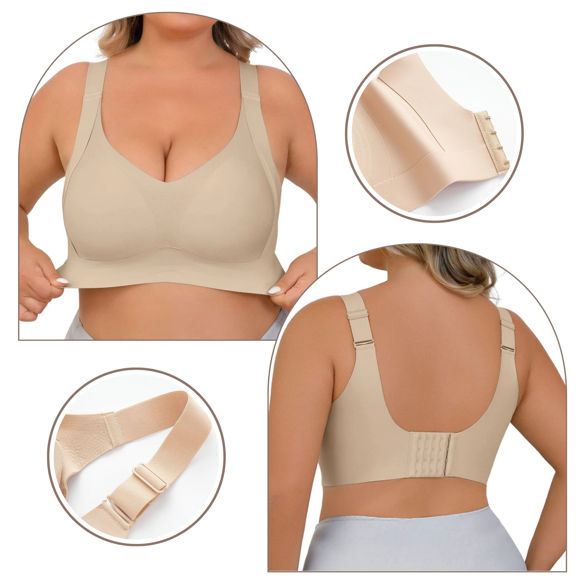 Reggiseno modellante traspirante senza cuciture - Ozerty