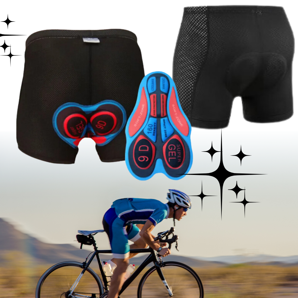 Pantaloncino da bici imbottito senza cuciture - Ozerty