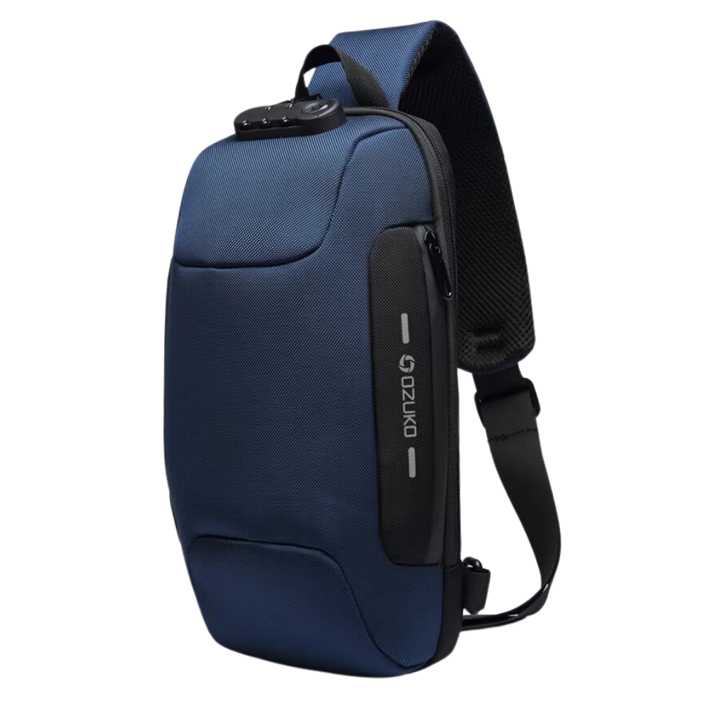 Zaino a Tracolla Rinforzato -Blu - Ozerty