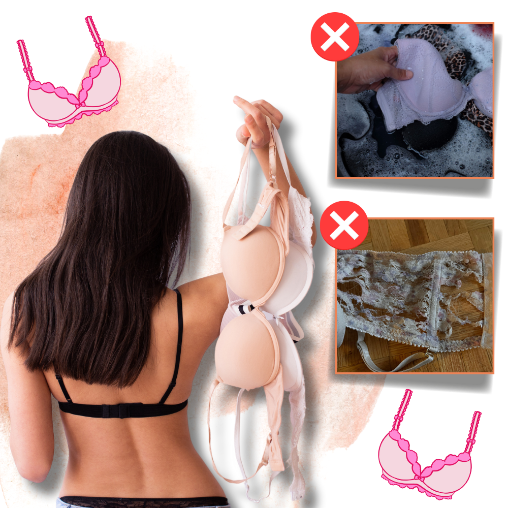 Borsa per Lavare Reggiseni con Chiusura Sicura - Ozerty