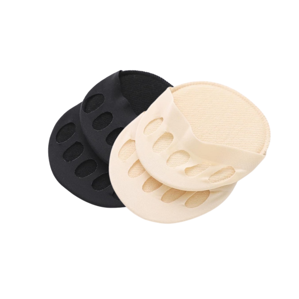 Cuscinetti metatarsali ad assorbimento d'urto -1 paio Beige/Nero - Ozerty