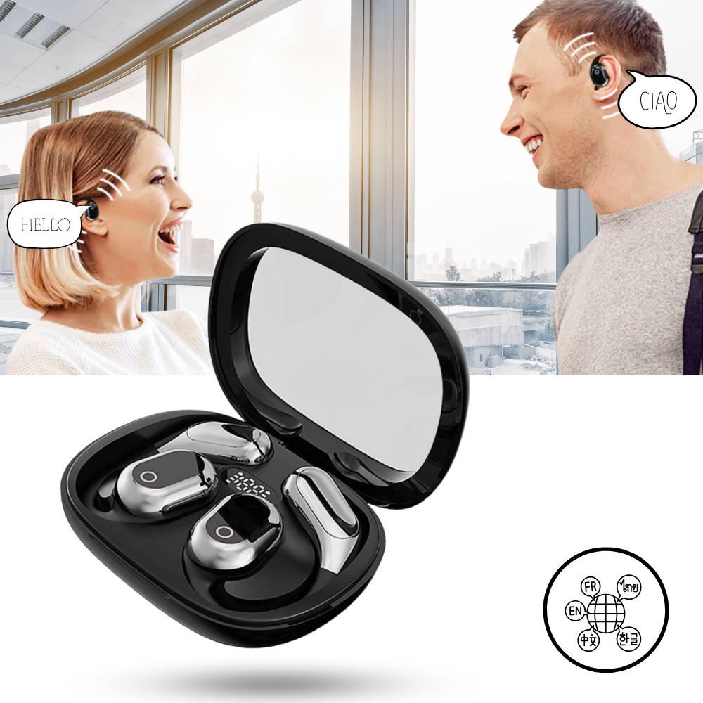 Auricolari con Traduttore di Intelligenza Artificiale - Ozerty