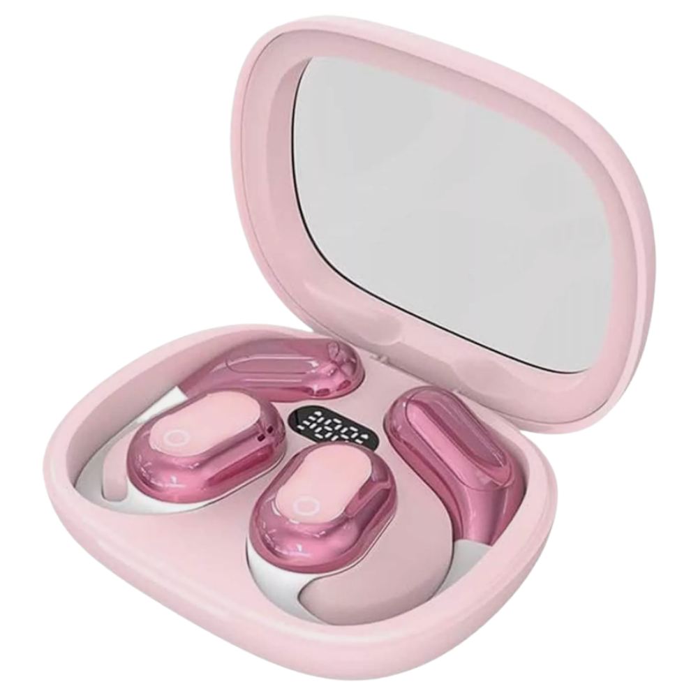 Auricolari con Traduttore di Intelligenza Artificiale -Rosa - Ozerty