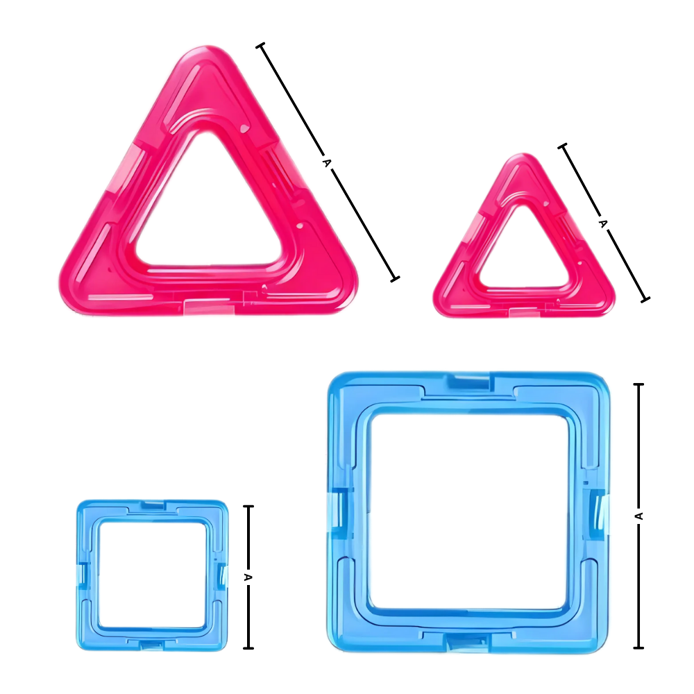 Blocchi Magnetici Scatta e Costruisci - Ozerty