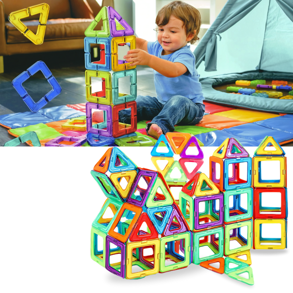 Blocchi Magnetici Scatta e Costruisci - Ozerty
