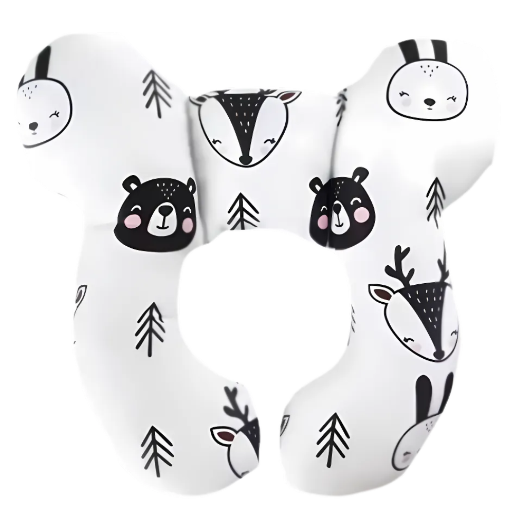 Cuscino per bambini SoftNest -Orsi bianchi - Ozerty