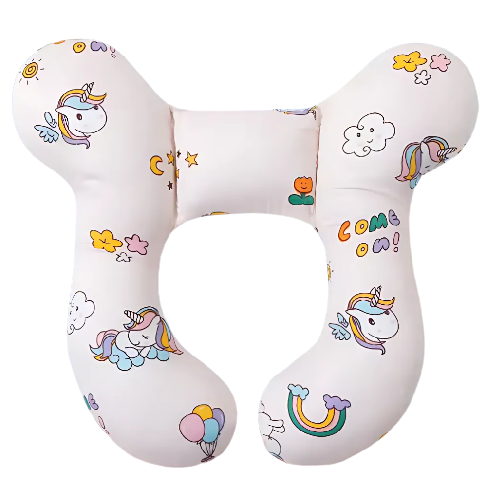 Cuscino per bambini SoftNest -Cavallo rosa - Ozerty