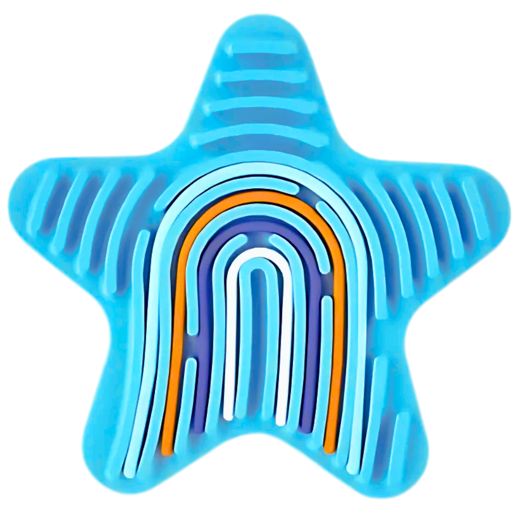 Tavola per attività sensoriali antistress -Blu cielo - Ozerty
