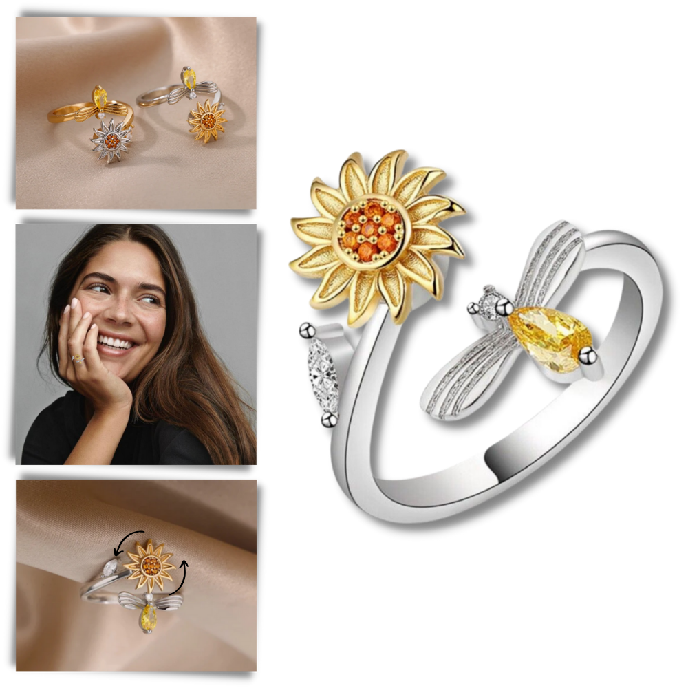Anello Girasole rotante - Ozerty
