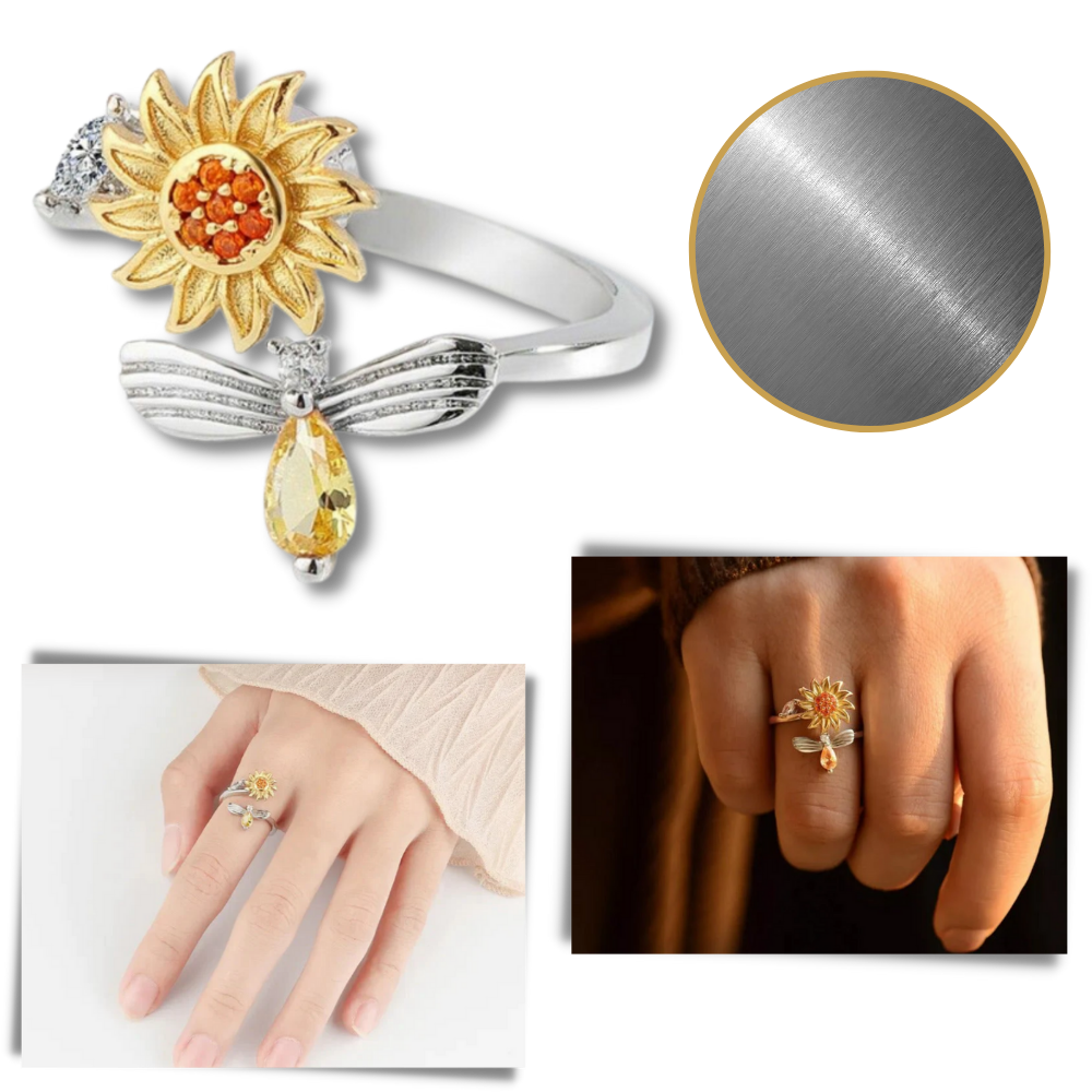 Anello Girasole rotante - Ozerty